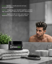 Load image into Gallery viewer, SK5 Spider Wax Green - Extreme Hold Fiber Hair Wax for Men - Strong Control, Natural Shine, Non-Flaky Styling Wax for All Hair Types - 200mL
