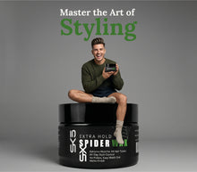 Load image into Gallery viewer, SK5 Spider Wax Green - Extreme Hold Fiber Hair Wax for Men - Strong Control, Natural Shine, Non-Flaky Styling Wax for All Hair Types - 200mL

