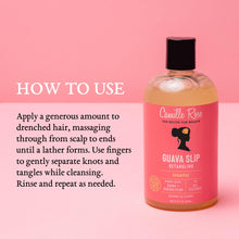 Load image into Gallery viewer, Camille Rose Guava Slip Shampoo 12 oz
