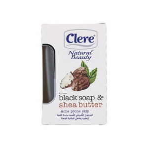 Clere African Black Soap & Shea Butter Soap - 150g