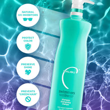Charger l'image dans la galerie, Malibu C Swimmers Wellness Shampoo and Conditioner Set - Hair Care for Swimmers - Combats Brittle Hair (33.8 oz)
