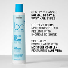 Charger l'image dans la galerie, Schwarzkopf BC MOISTURE KICK Shampooing 250 ML
