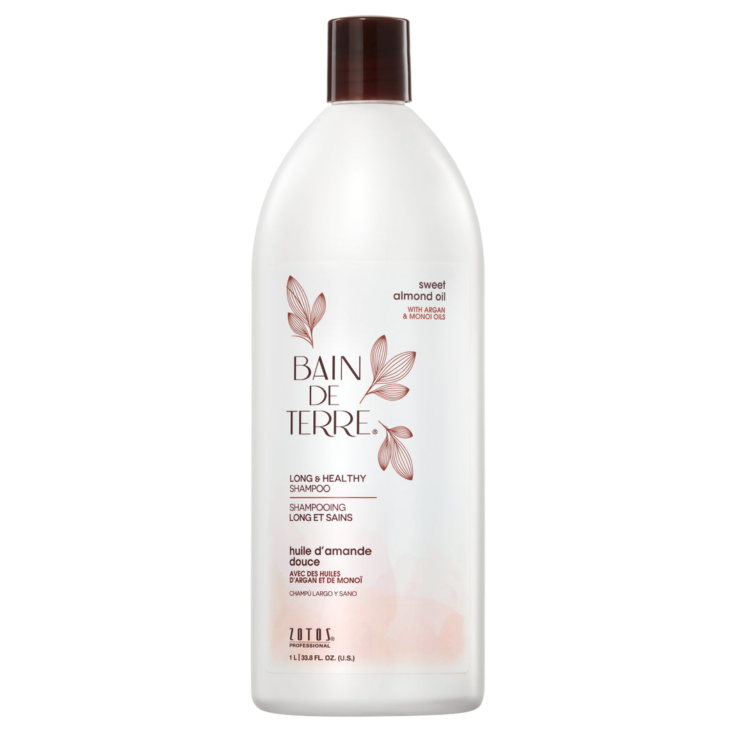 Bain de Terre Shampoing à l'huile d'amande douce 1L