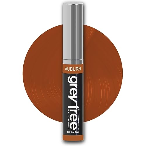 Greyfree Root Cover Up Gray Concealer. Temporary hair color mascara. Touch-Up cover gray hairlines brows & men s beards (Auburn)