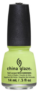 CHINA GLAZE 1300 GRASS IS LIME GREENER POLISH