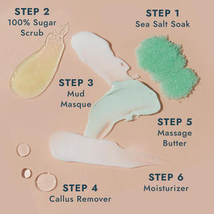 VOESH Pedi in Box Ultimate 6 Step - Ultimate Spa Pack
