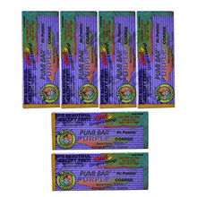 Charger l'image dans la galerie, Mr. Pumic Purple Pumi Bar (pack de 6) : dissolvant de callosités extra-grossier, pierre de pédicure et brosse à lime pour pieds pour des pieds et des talons lisses, 6 unités
