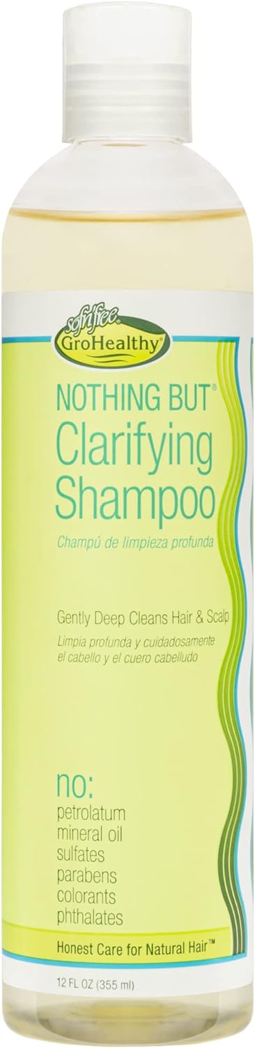 Nothing But Clarifying Shampoo Sulfate-Free Detox for Natural Hair 12oz 4-Pack