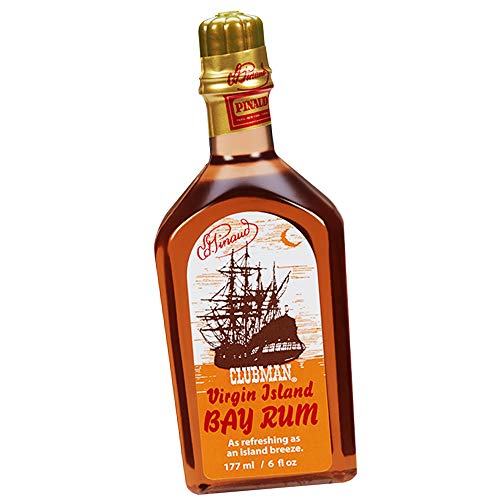 Clubman Pinaud Virgin Island Bay Rum Parfum classique tout usage, 177 ml