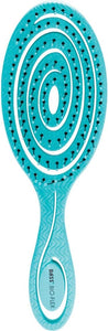 Brosse à poils en nylon Bio Flex Swirl de Bass Brushes, manche biodégradable