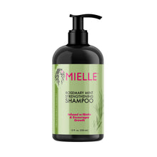 Charger l&#39;image dans la galerie, Shampooing quotidien nourrissant et fortifiant Mielle Romarin-Menthe à la biotine, 350 ml, tous types de cheveux
