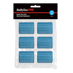 Rouleaux velcro BabylissPro Bleu clair 45 mm - BESMAGIC5UCC