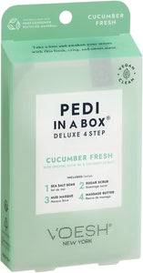 VOESH Pedi In A Box Deluxe 4 étapes, concombre frais