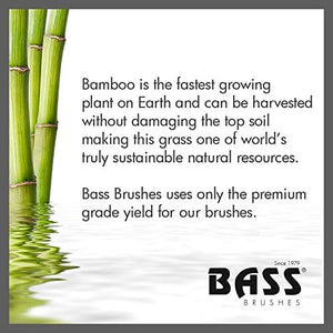 Bass Brushes Nail and Pad Tampon pour animaux de compagnie Manche long en bambou 