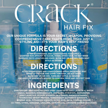 Charger l&#39;image dans la galerie, CRACK HAIR FIX - Crème coiffante (35 g), spray (70 g) et crème coiffante (70 g) (lot de 3)
