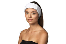 Load image into Gallery viewer, DANNYCO WHITE TERRY HEADBAND SELF ADHESIVE - HB-100C
