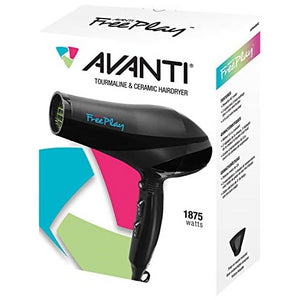 Sèche-cheveux Avanti Freeplay Tourmaline et céramique