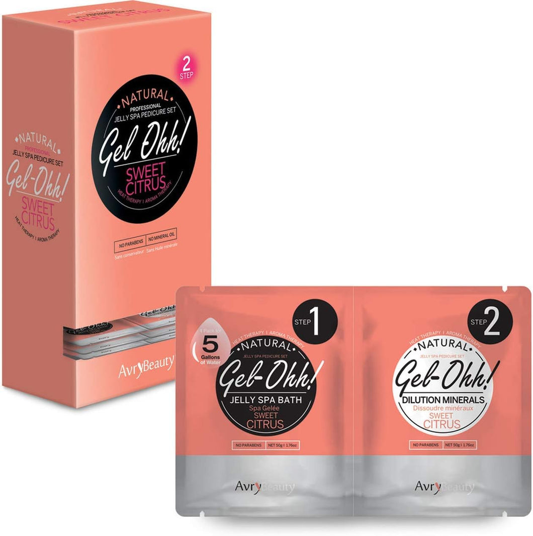 Gel de bain spa Avry Gel-Ohh (agrumes doux), paquet de 30