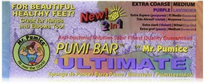 Mr. Pumice Ultimate Pumi Bar (6 Pack): 2-in-1 Callus Remover, Pedicure Stone & Ped File Scrubber for Smooth Feet and Heels, Dual-Grit (Medium + Coarse)