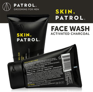 Nettoyant visage au charbon actif Skin Patrol - Sans sulfate (100 ml)