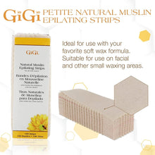 Charger l&#39;image dans la galerie, Lot de 100 petites bandes de mousseline naturelle GiGi
