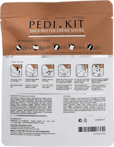Trousse de pédicure tout-en-un AvryBeauty avec chaussettes au beurre de karité, 1 ct.