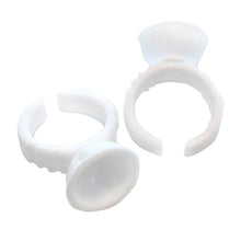 Load image into Gallery viewer, SILKLINE DISPOSABLE LASH GLUE RINGS 100/BAG - SLRINGC
