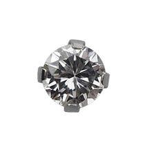 Load image into Gallery viewer, SYSTEM 75 7542-0100 3MM CZ TIFF. LONG POST S/S
