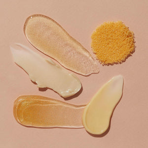 VOESH Pedi in a Box Glimmer - Duo assorti, lot de 2, parfum vanille dorée et parfum pêche licorne