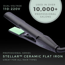 Charger l'image dans la galerie, Fer plat et boucleur 2 en 1 en céramique Menthe Stellar 1,25"
