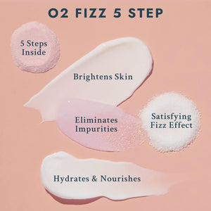 VOESH PEDI EN BOÎTE 5 ÉTAPES O2 FIZZ - SORBET FRAMBOISE
