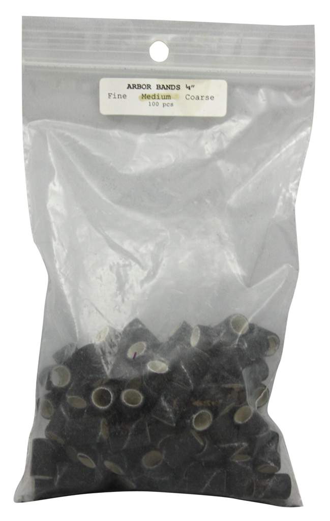 LCN 62500 ARBOR BAND COARSE 1/4 100 PC