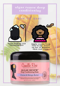 Après-shampoing profond aux algues Camille Rose - 8 oz