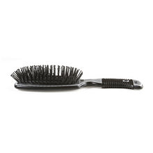 Load image into Gallery viewer, Bass Silver Semi S Shaped Nylon Bristle Salon Brush by Bass
