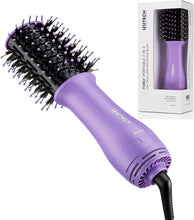 Charger l'image dans la galerie, Sèche-cheveux portable 2 en 1 TORO avec brosse volumisante (violet)

