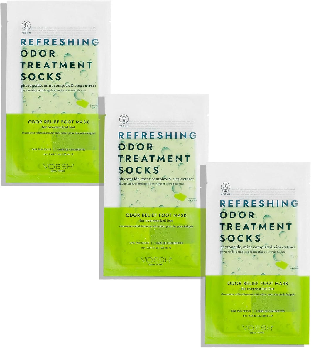 Chaussettes rafraîchissantes anti-odeurs Voesh - Lot de 3