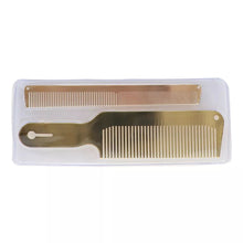 Load image into Gallery viewer, BabylissPRO GOLDFX METAL COMB 2 PACK - BCOMBSET2G
