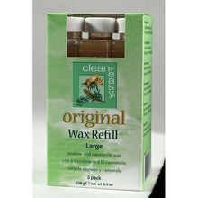 Load image into Gallery viewer, C+E 3 PK LARGE ORIGINAL WAX REFILL LEGS 8.4 OZ
