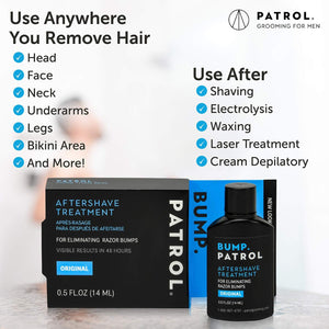 Traitement après-rasage Bump Patrol, approuvé par les dermatologues, force originale, 14 g