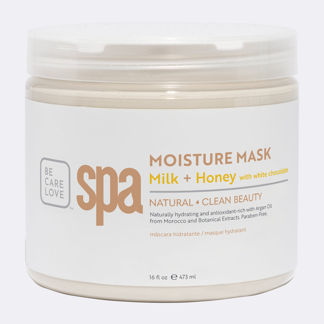 BCL MILK & HONEY WITH WHITE CHOCOLATE MOISTURE MASK 16 oz (Softening & Hydrating Treatment) - SPA54100