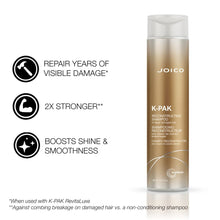Load image into Gallery viewer, Joico K-PAK Reconstructing Shampoo 10.1 Ounce
