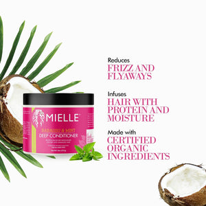 Après-shampoing profond à l'huile de babassu et à la menthe Mielle