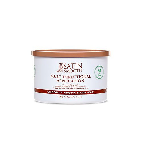 Satin Smooth Coconut Crème Hard Wax with Coconut Aroma 14oz