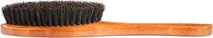 Bass Brushes 100% Soft Wild Boar Bristles Pet Groomer Medium Oval Bamboo Handle