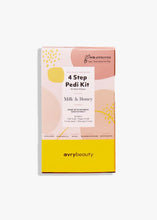 Charger l&#39;image dans la galerie, Kit pédicure AvryBeauty en 4 étapes - Lait et miel
