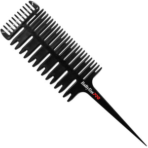 PEIGNE COULEUR BABYLISSPRO AVEC QUEUE D'ANGLE - BESCLRCMBUCC