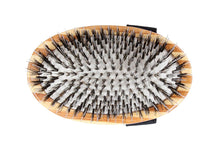Charger l&#39;image dans la galerie, Bass Brushes | Brosse pour animaux de compagnie brillance et soin | Poils 100 % naturels + picots en nylon | Manche en bambou pur | Style paume | Finition rayée | Modèle A7-SB
