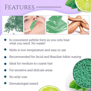 Satin Smooth Citrus Mojito Thin Film Pebble Wax 35 oz