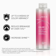 Charger l&#39;image dans la galerie, Après-shampoing JOICO COLORFUL ANTI-DÉCOLORATION 1 L
