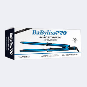 BABYLISSPRO NANO TITANIUM FLAT IRON 1 1/4" MIDNIGHT BLUE